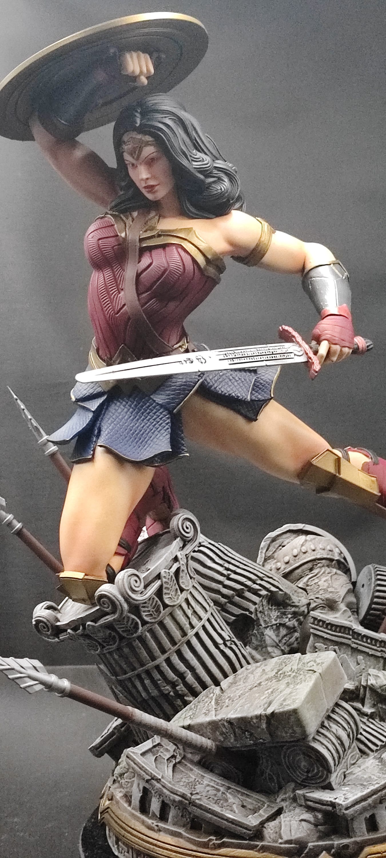 Amazonian Warrior resin custom collectible statue 1/6 hand painted