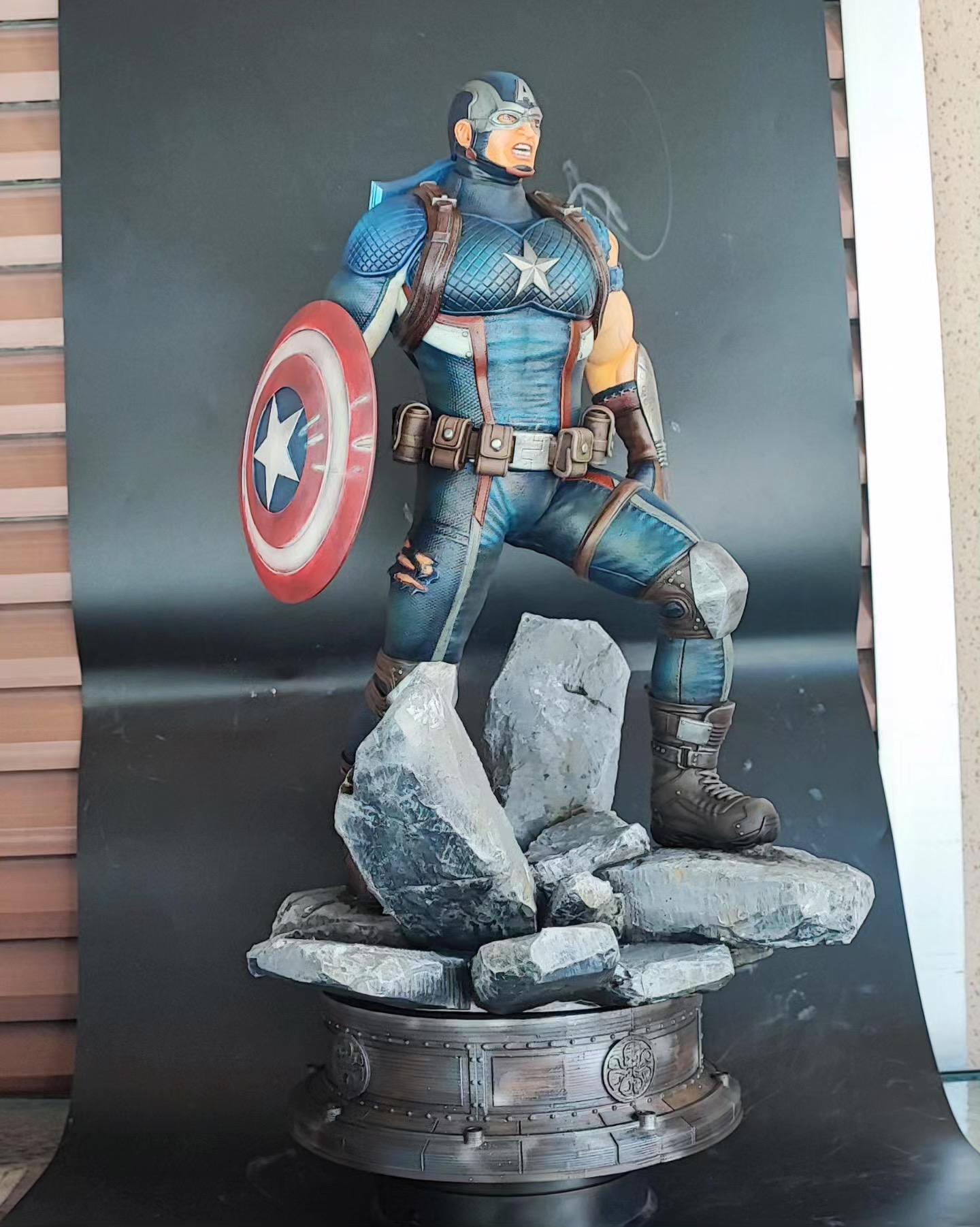 captain America statue figure 1/4
