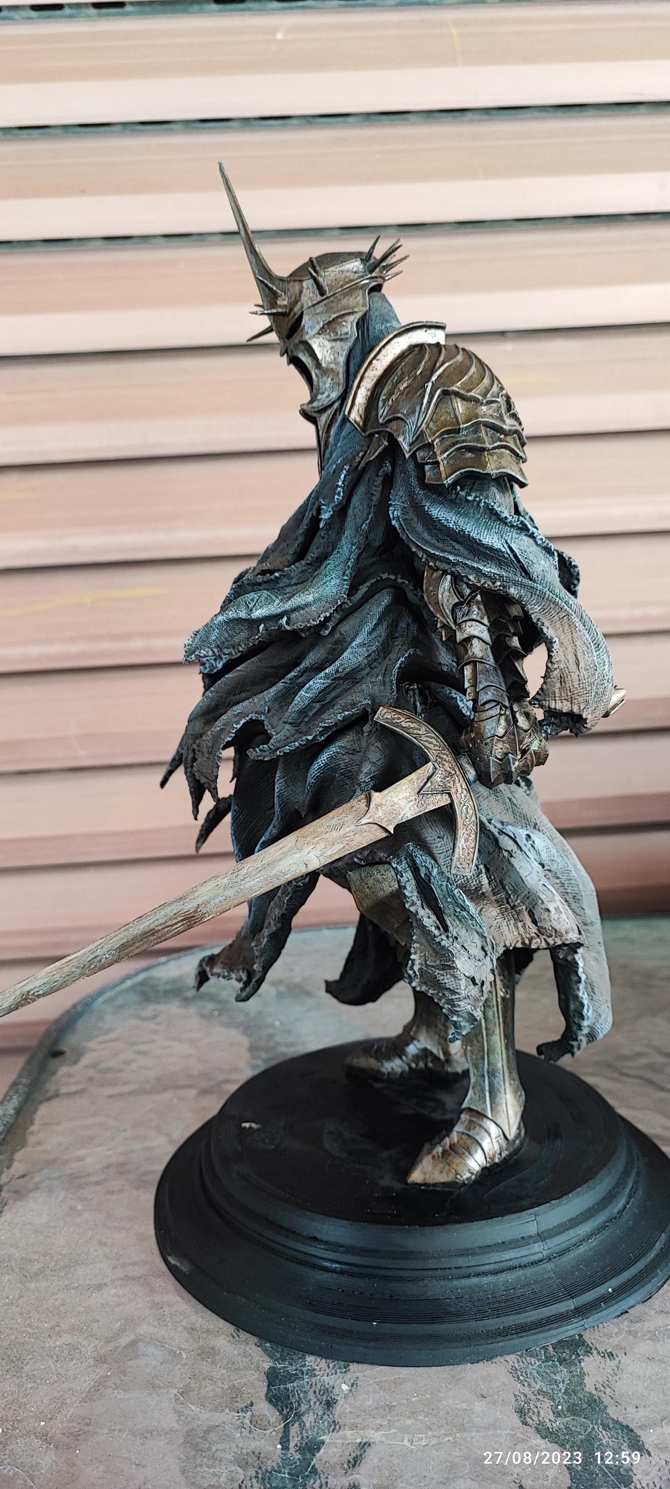 Dark witch King | lotr| statue figure rust version / hand painted