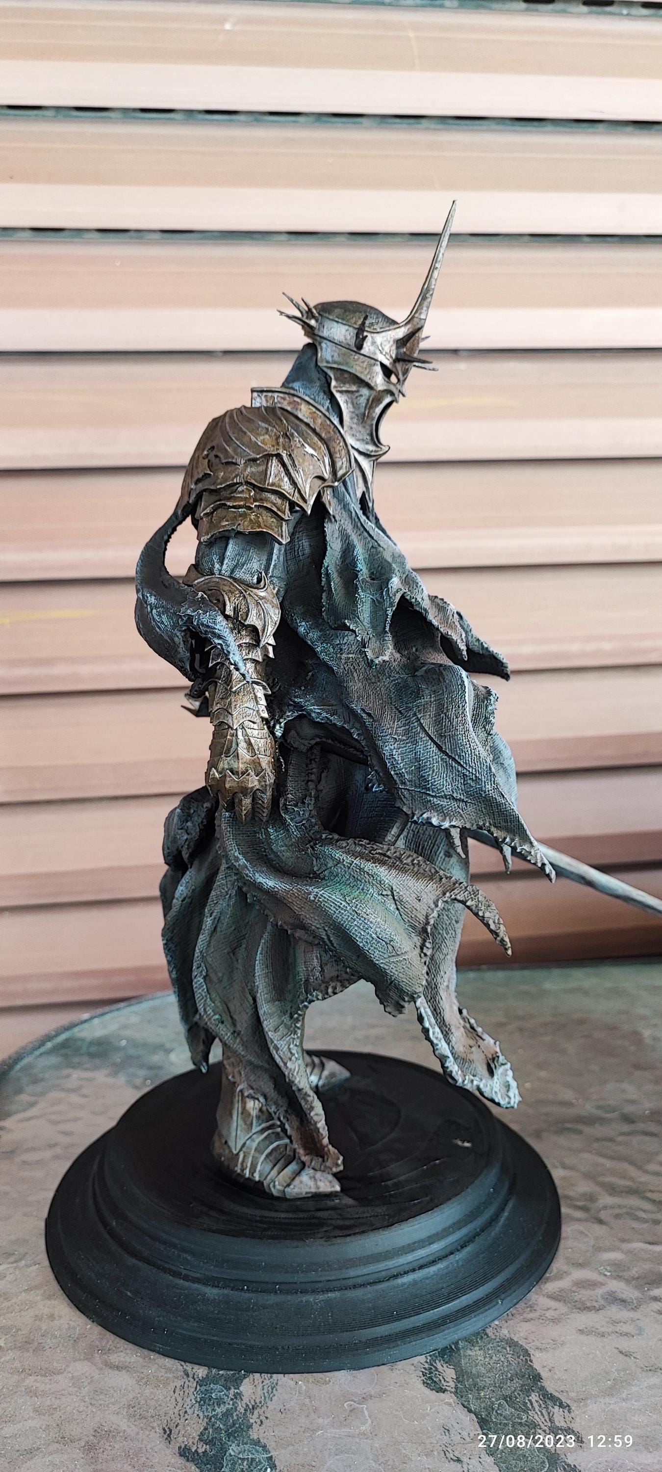 Dark witch King | lotr| statue figure rust version / hand painted