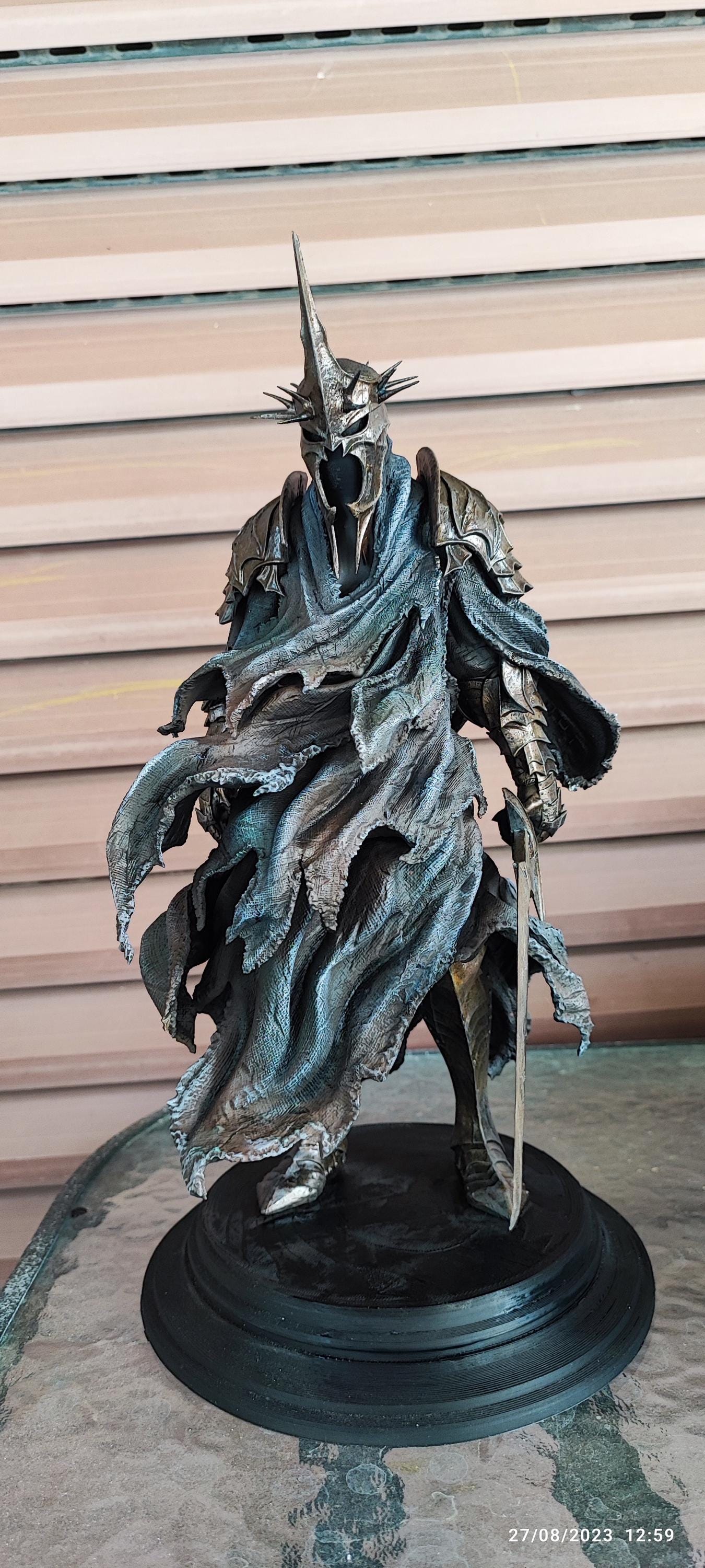 Dark witch King | lotr| statue figure rust version / hand painted