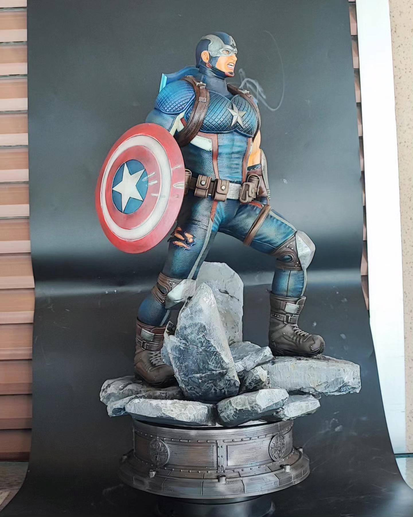 captain America statue figure 1/4