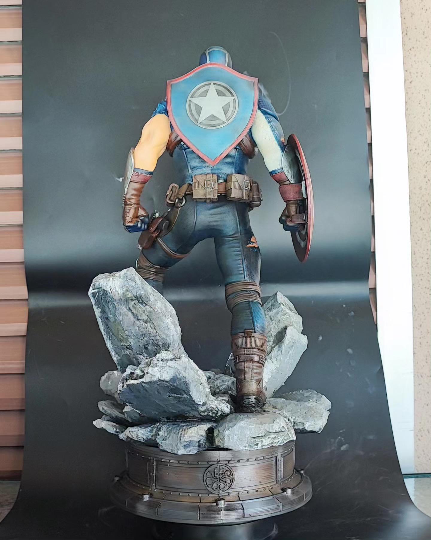 captain America statue figure 1/4