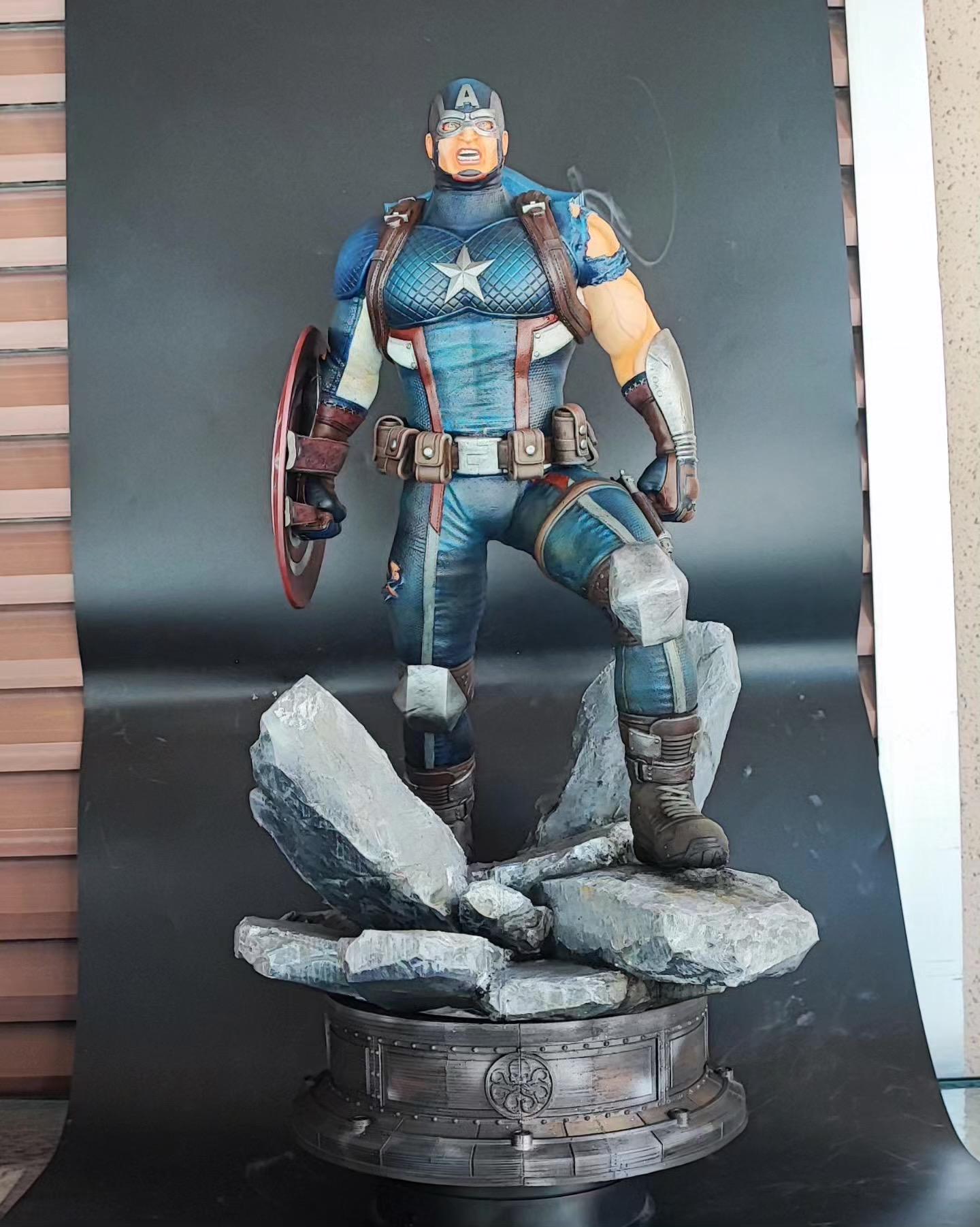 captain America statue figure 1/4