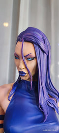 Purple Blade Heroine Figure Statue, Hand-Painted Resin Model