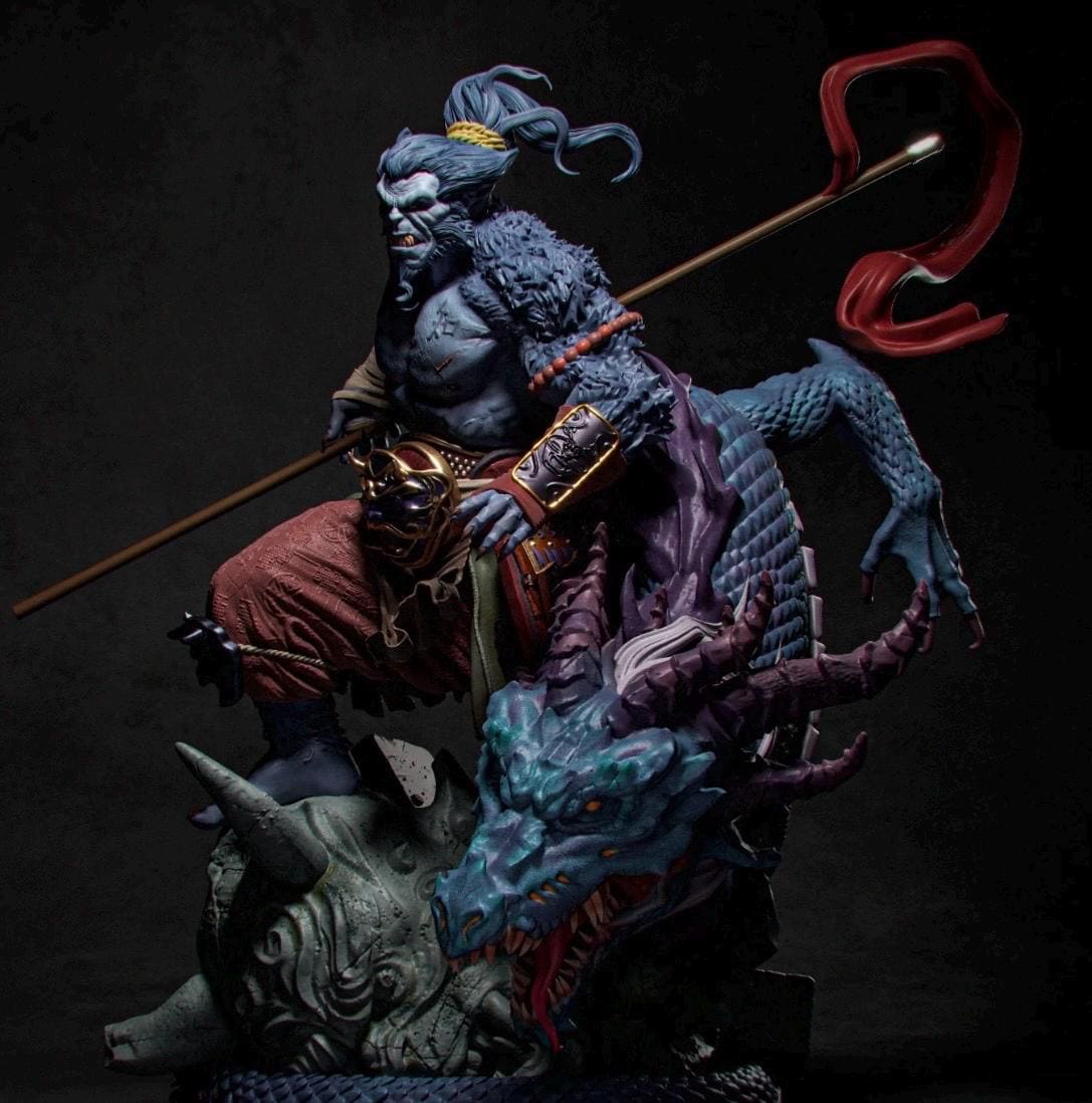 Beast samurai figure statue 1/6 or 1/4 hand painted