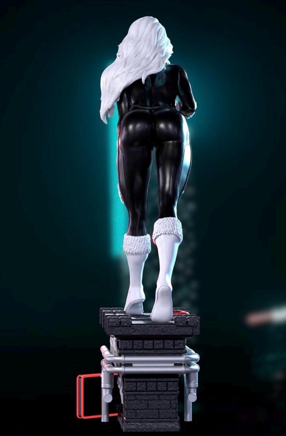 Dark Blackcat Heroine statue 1/6 hand painted