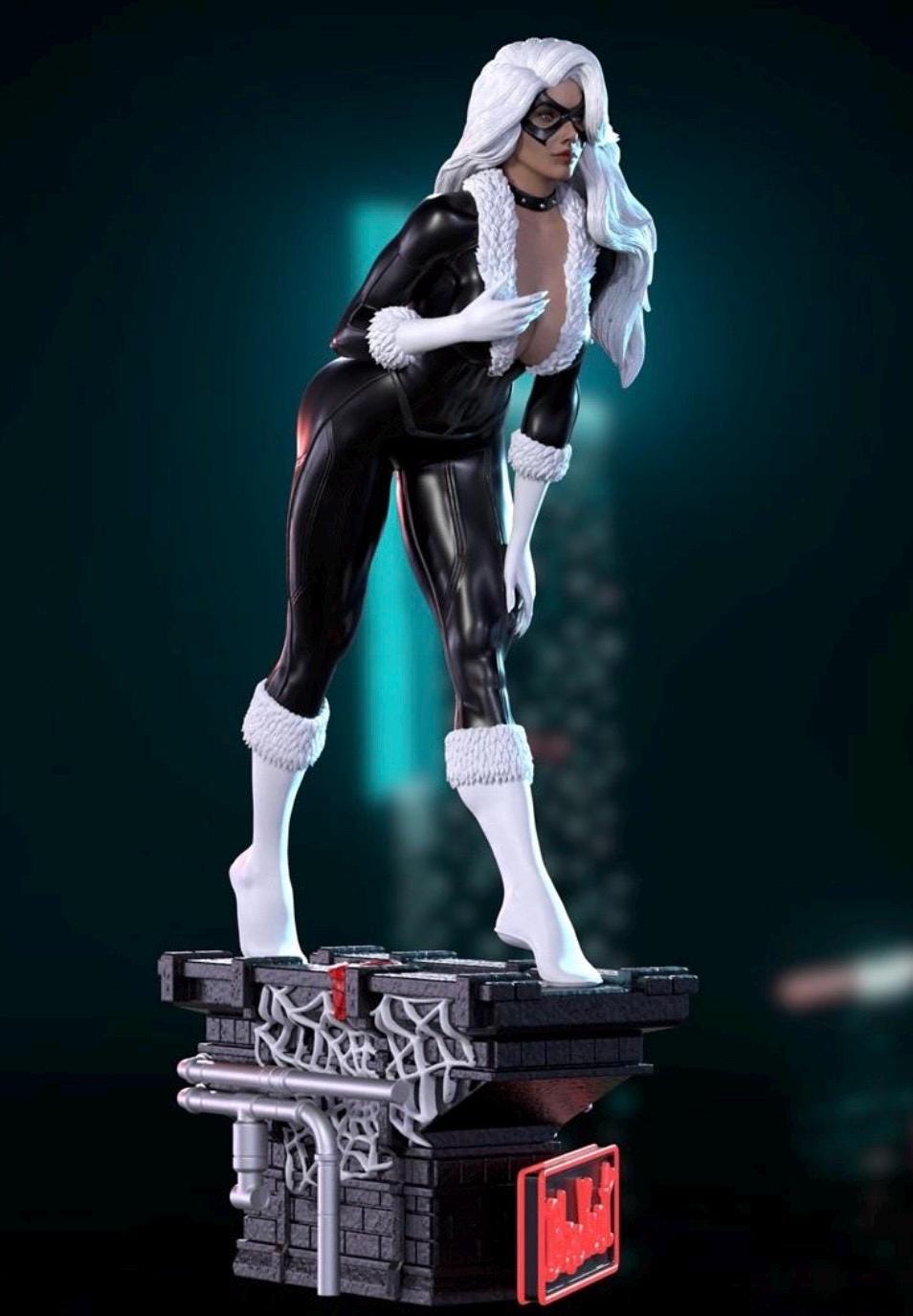 Dark Blackcat Heroine statue 1/6 hand painted