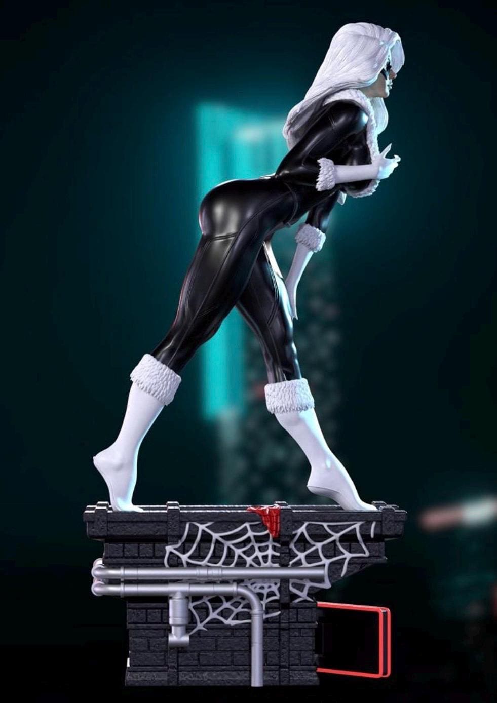 Dark Blackcat Heroine statue 1/6 hand painted