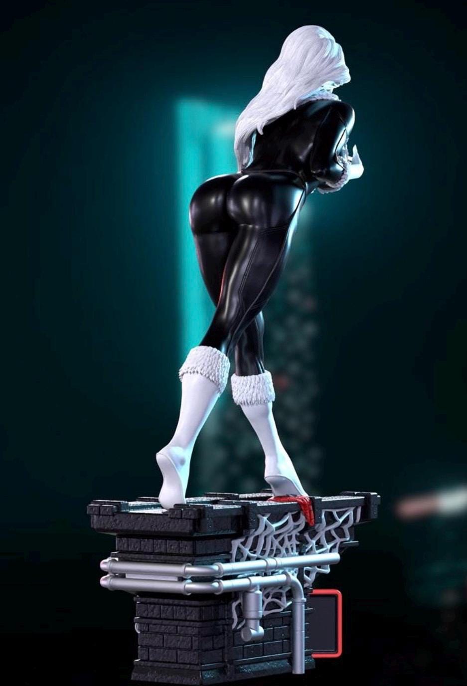 Dark Blackcat Heroine statue 1/6 hand painted