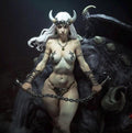 Demon queen 1/6 statue / hand painted