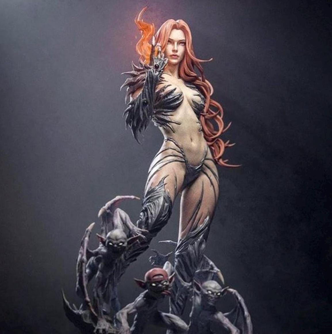 Sara Mystic Protector- custom statue 1/6 - hand painted
