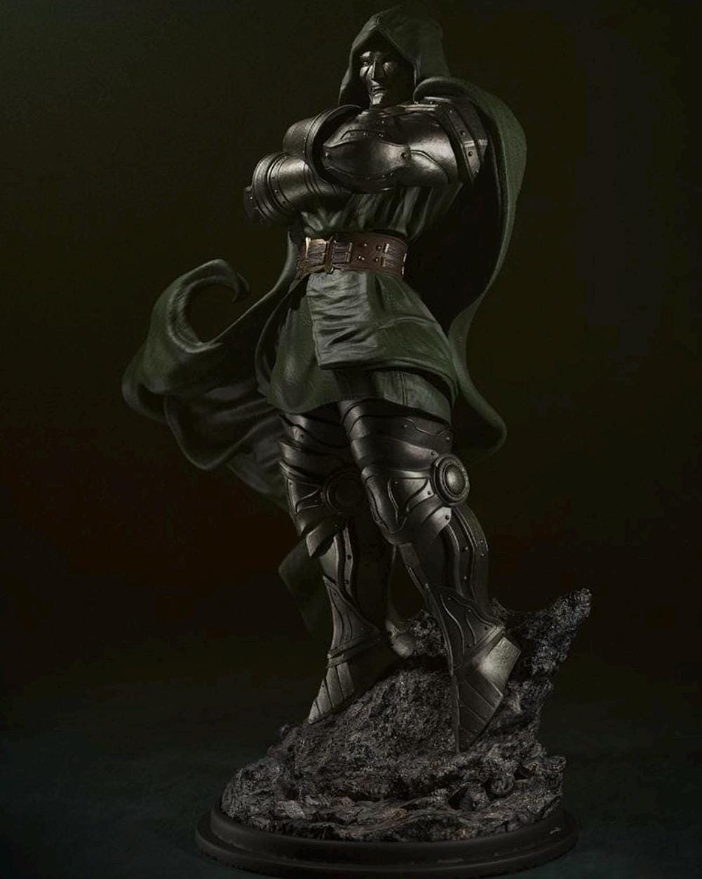 Doom Overlord custom statue 1/6 or 1/4 hand painted