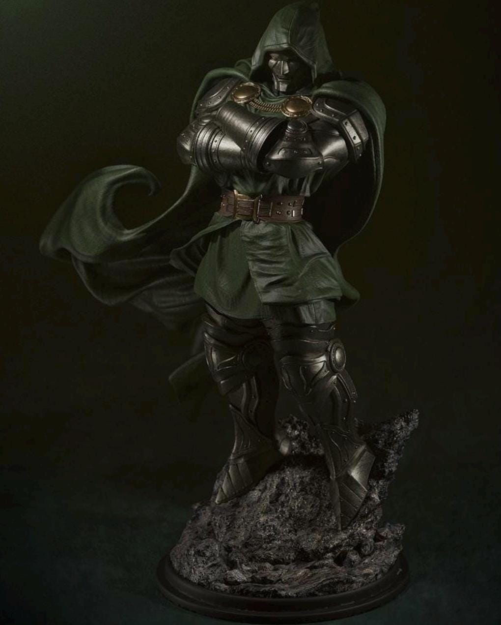 Doom Overlord custom statue 1/6 or 1/4 hand painted
