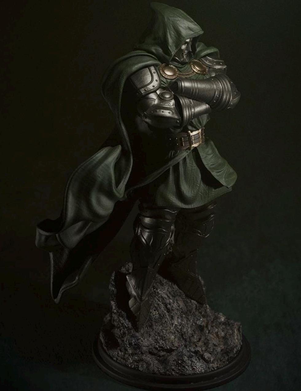 Doom Overlord custom statue 1/6 or 1/4 hand painted