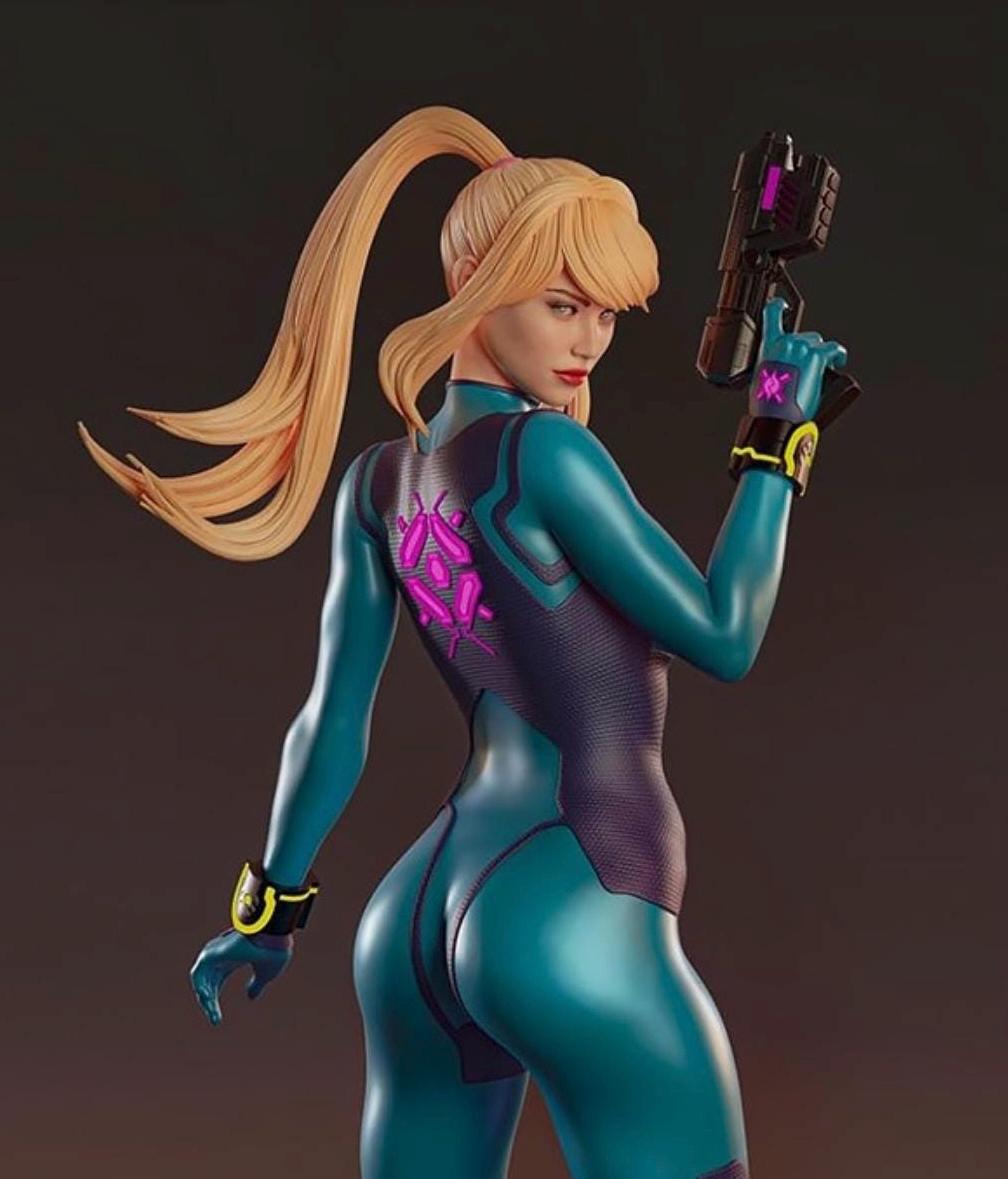 Celestial Samus Guardian statue figure 1/6 hand painted