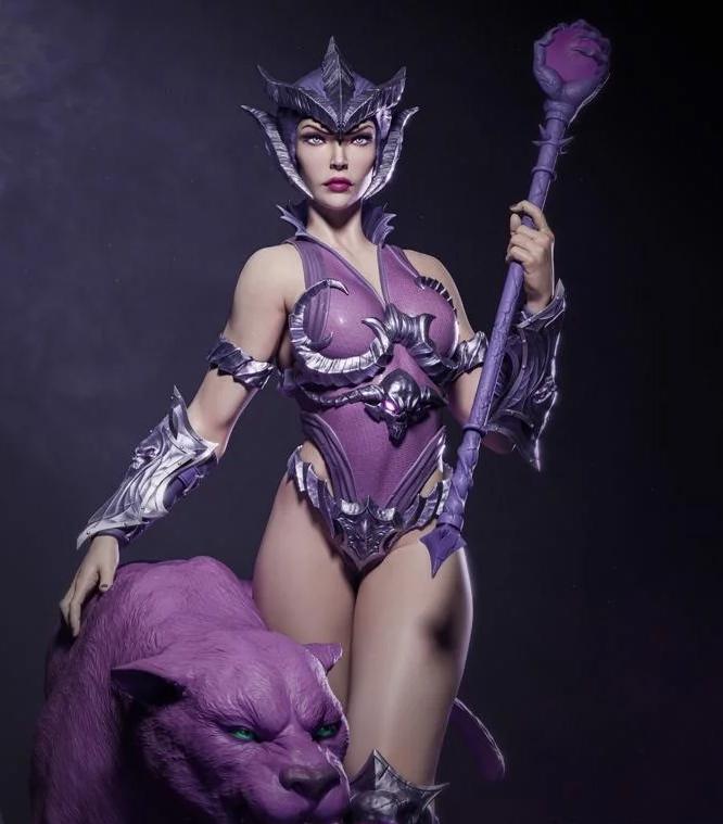 Evil Lyn Witch custom figure 1/6. 33cm hand painted