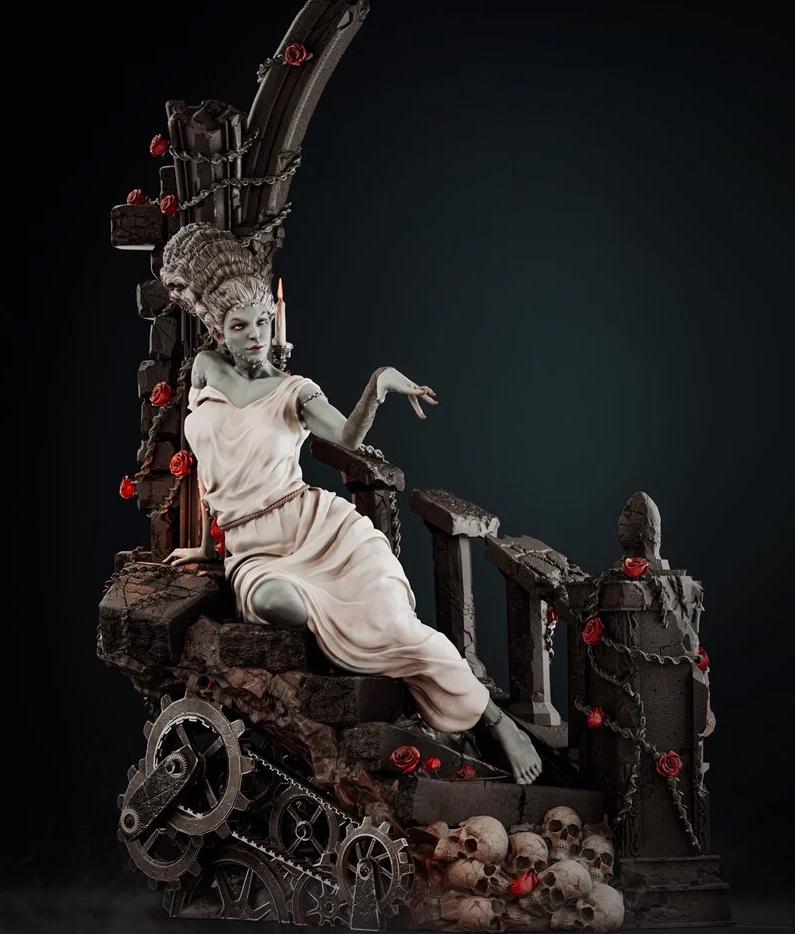 Bride of the Monster Statue: Custom Fantasy Figure 1/6 Scale hand painted