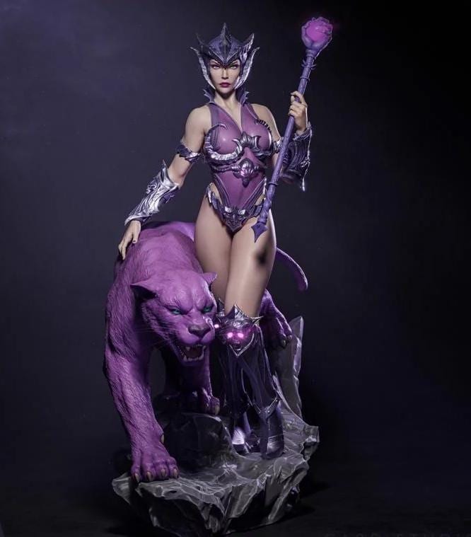 Evil Lyn Witch custom figure 1/6. 33cm hand painted
