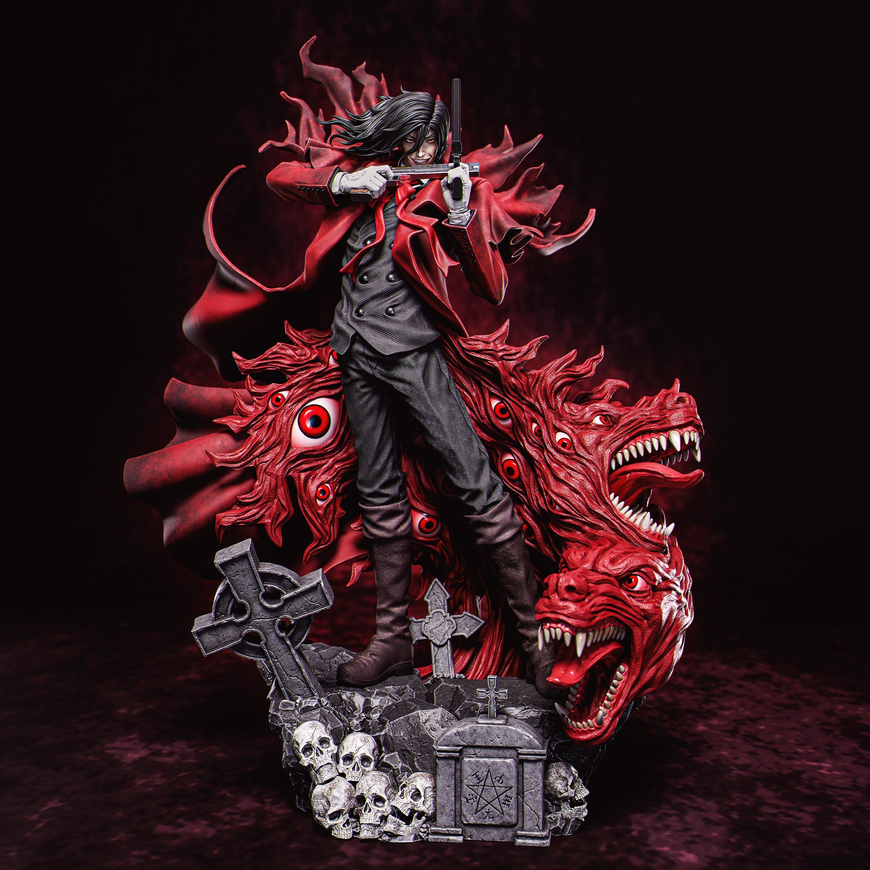 Darkblood Prince | custom statue | 1/6 | vampire hand painted