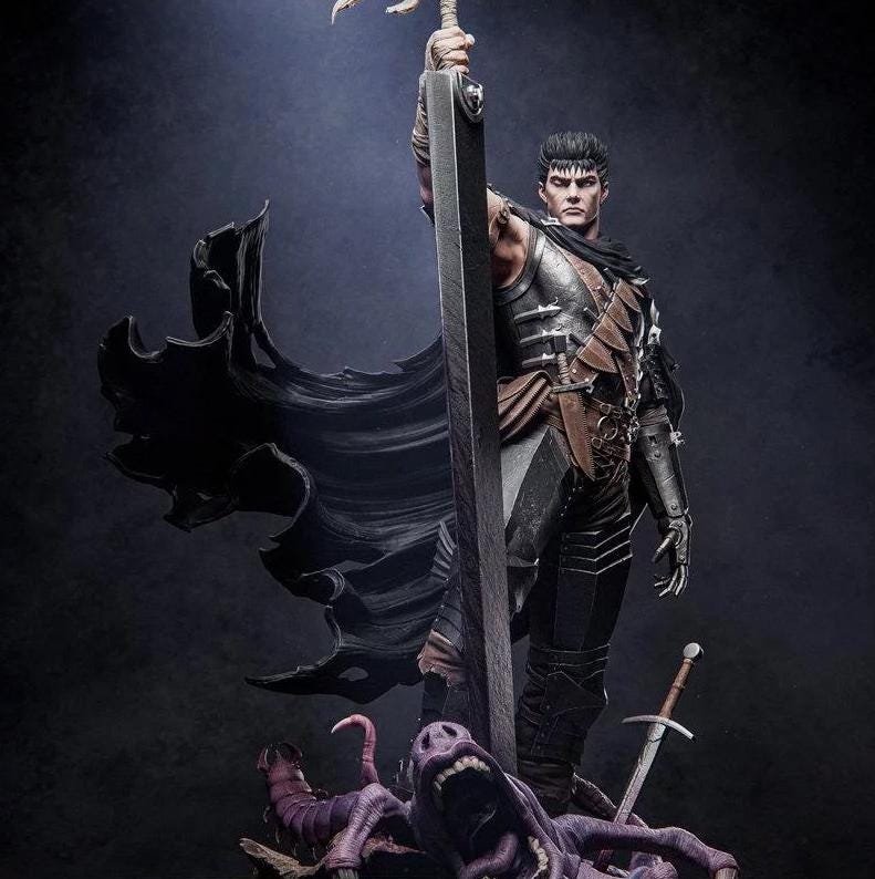 Dark Swordsman Custom statue | 1/6