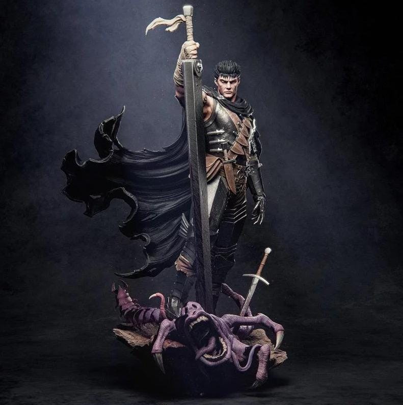 Dark Swordsman Custom statue | 1/6