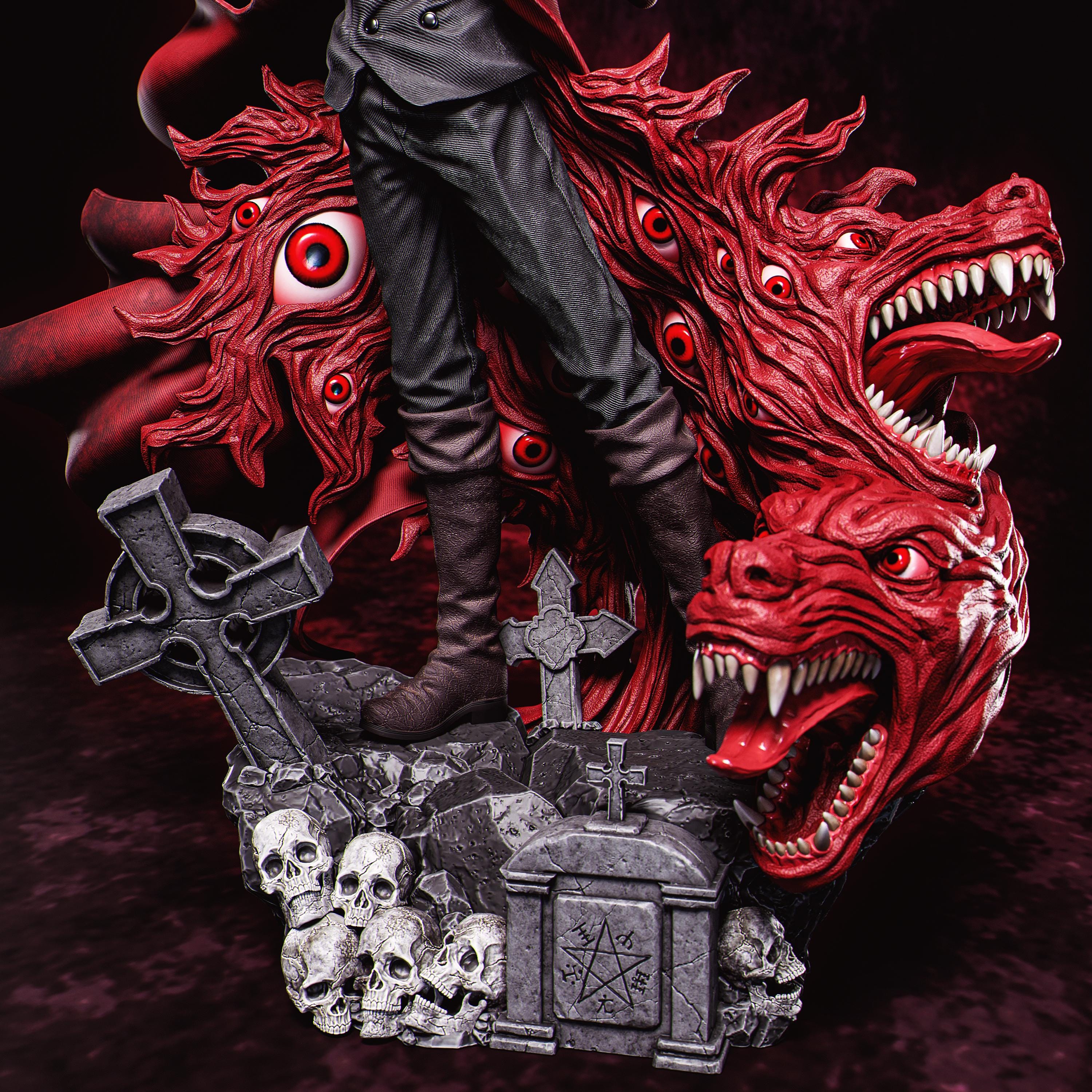 Darkblood Prince | custom statue | 1/6 | vampire hand painted