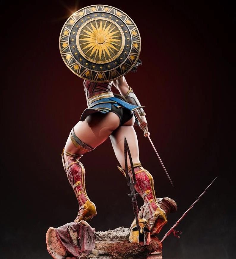 Amazon Warrior Figurine | 1/6 / hand painted