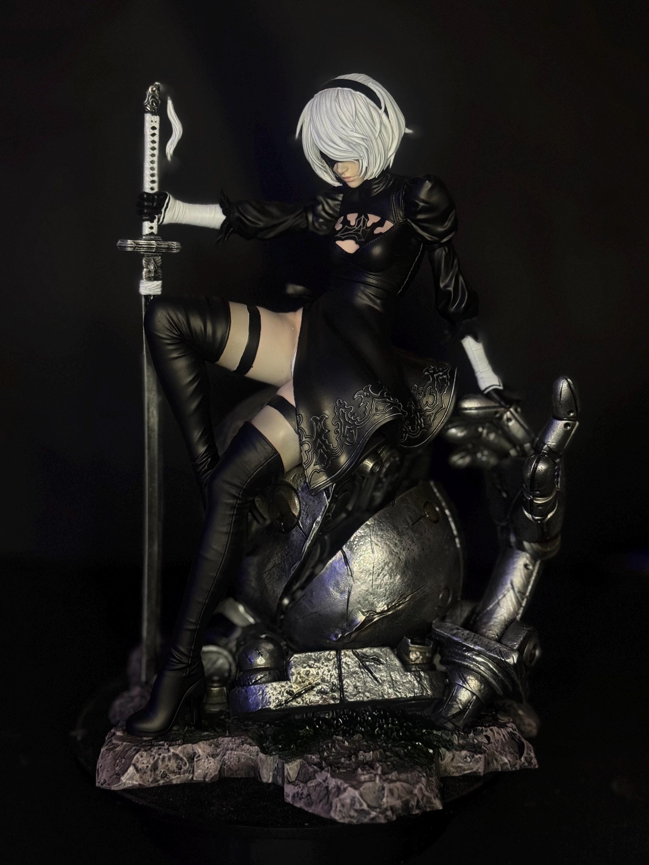 Android Warrior custom statue | battle android | 30cm | 1/6 hand painted