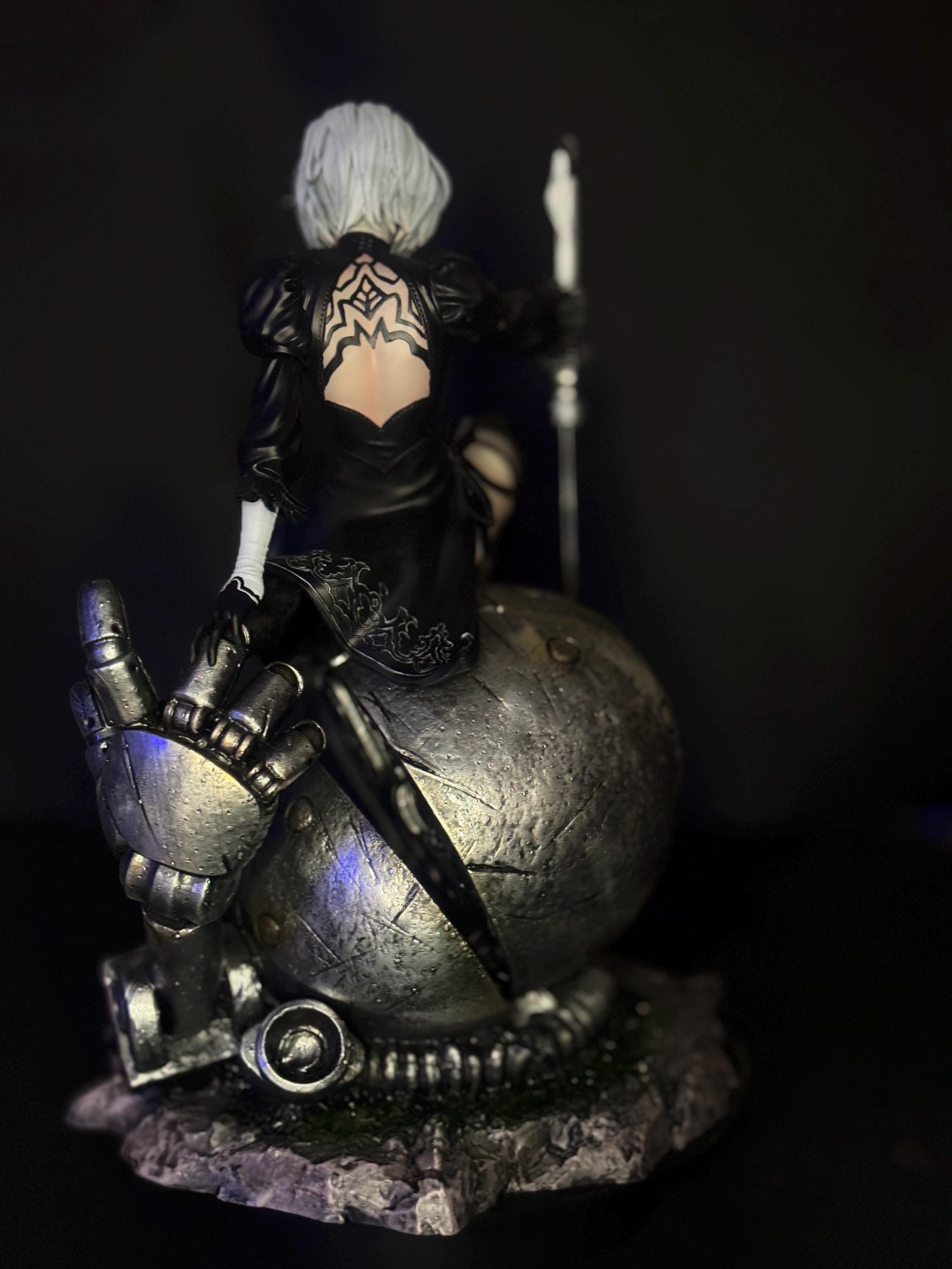 Android Warrior custom statue | battle android | 30cm | 1/6 hand painted