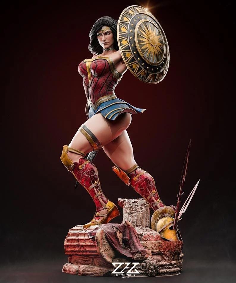 Amazon Warrior Figurine | 1/6 / hand painted