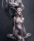 Elegy of the Wyrm | Fantasy Dragon & Maiden | 1/6 hand painted