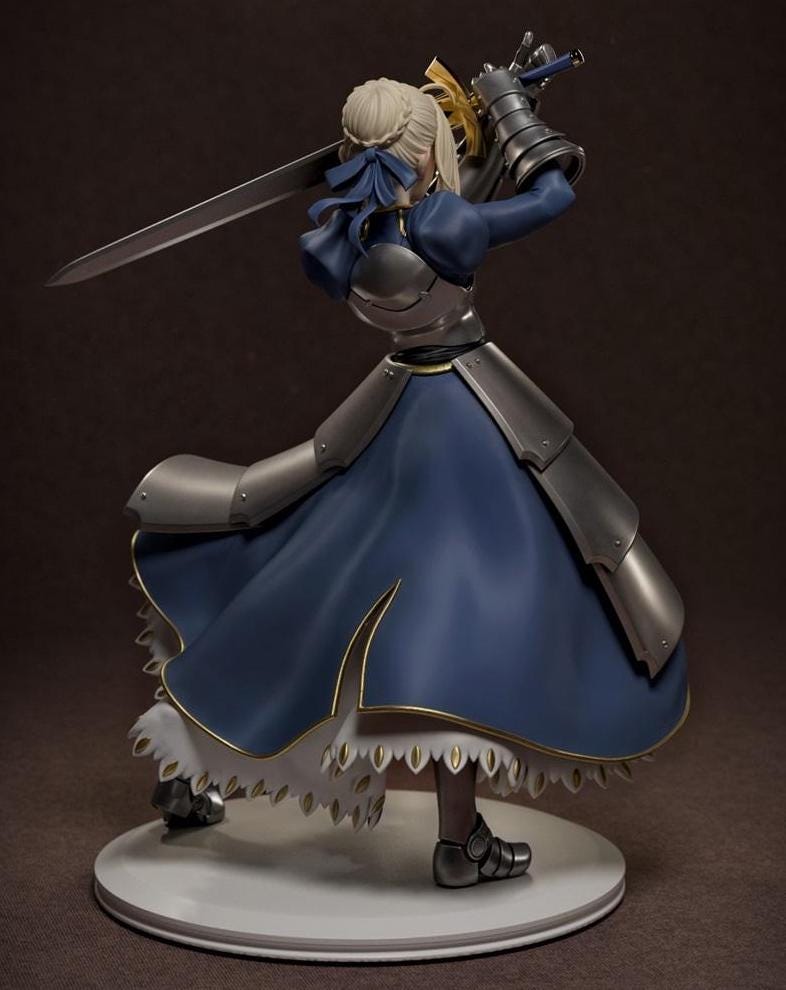 Armored saber Knight with Sacred Blade | 1/6 hand painted