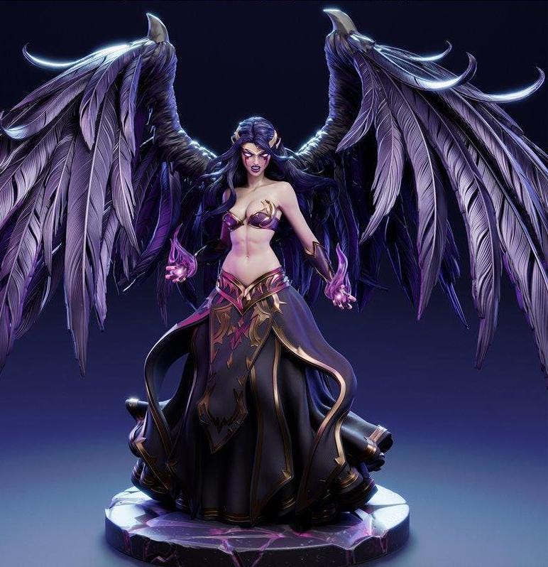 Dark Sorceress | Mystic Witch Collectible Statue | 1/6 hand painted