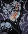 Stealthy black Cat Burglar Custom Figurine | hand painted Feline Thief Statue 1/6