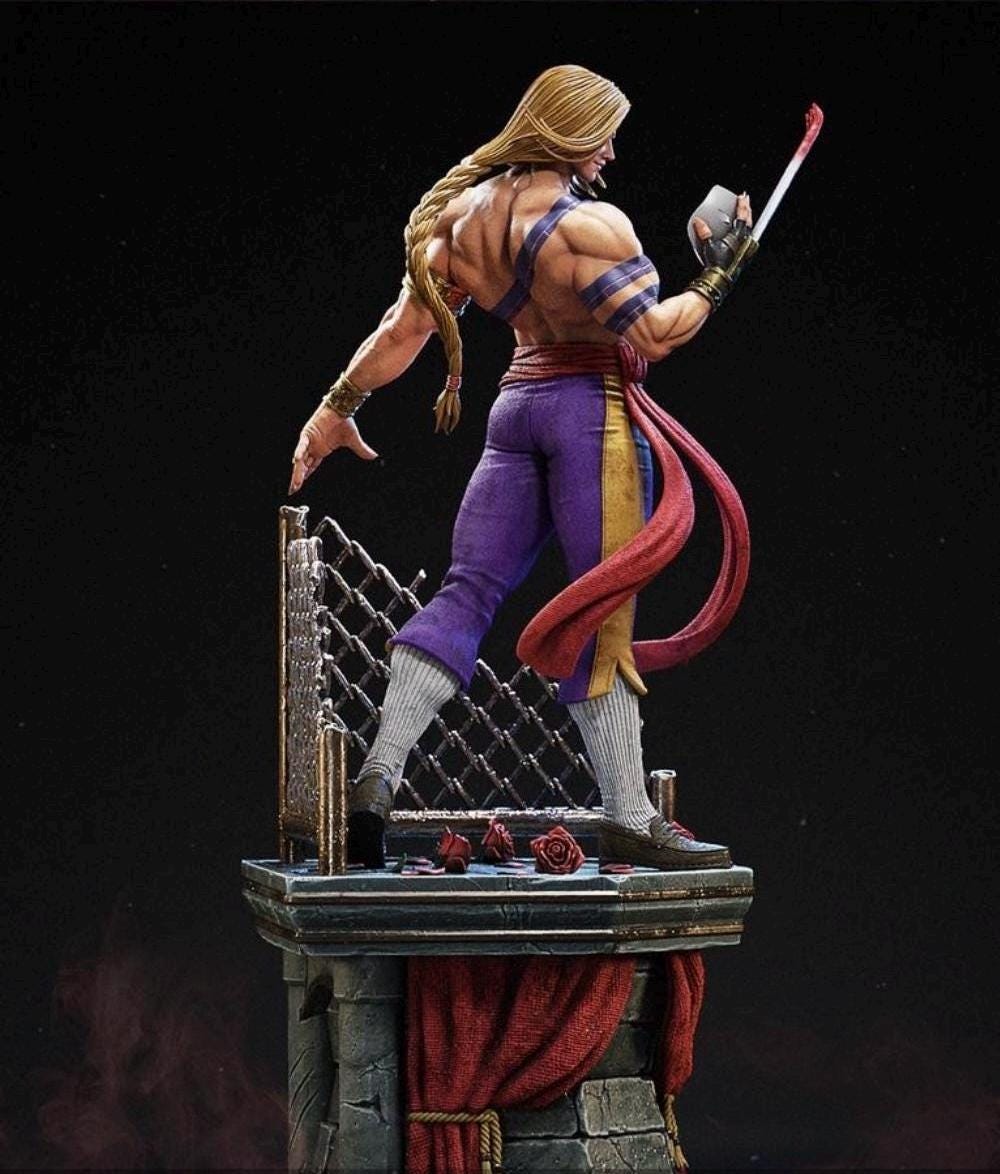 Masked Clawed Fighter Custom Figurine – Hand-Painted Statue 45-50cm