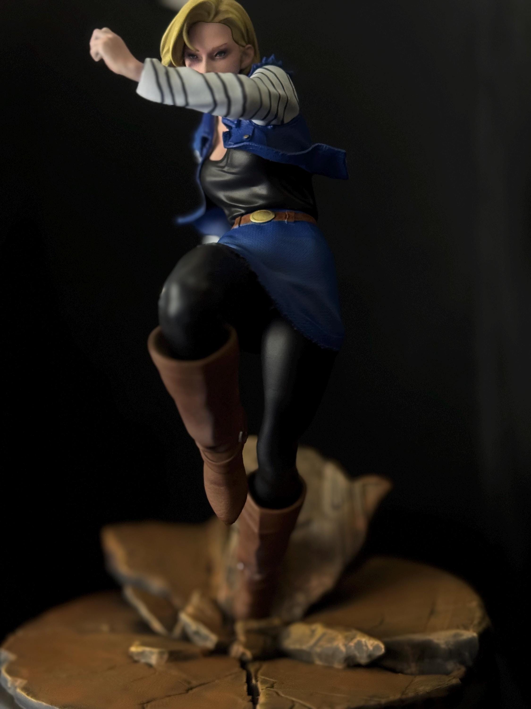 Blonde Warrior statue 1/6 / hand painted