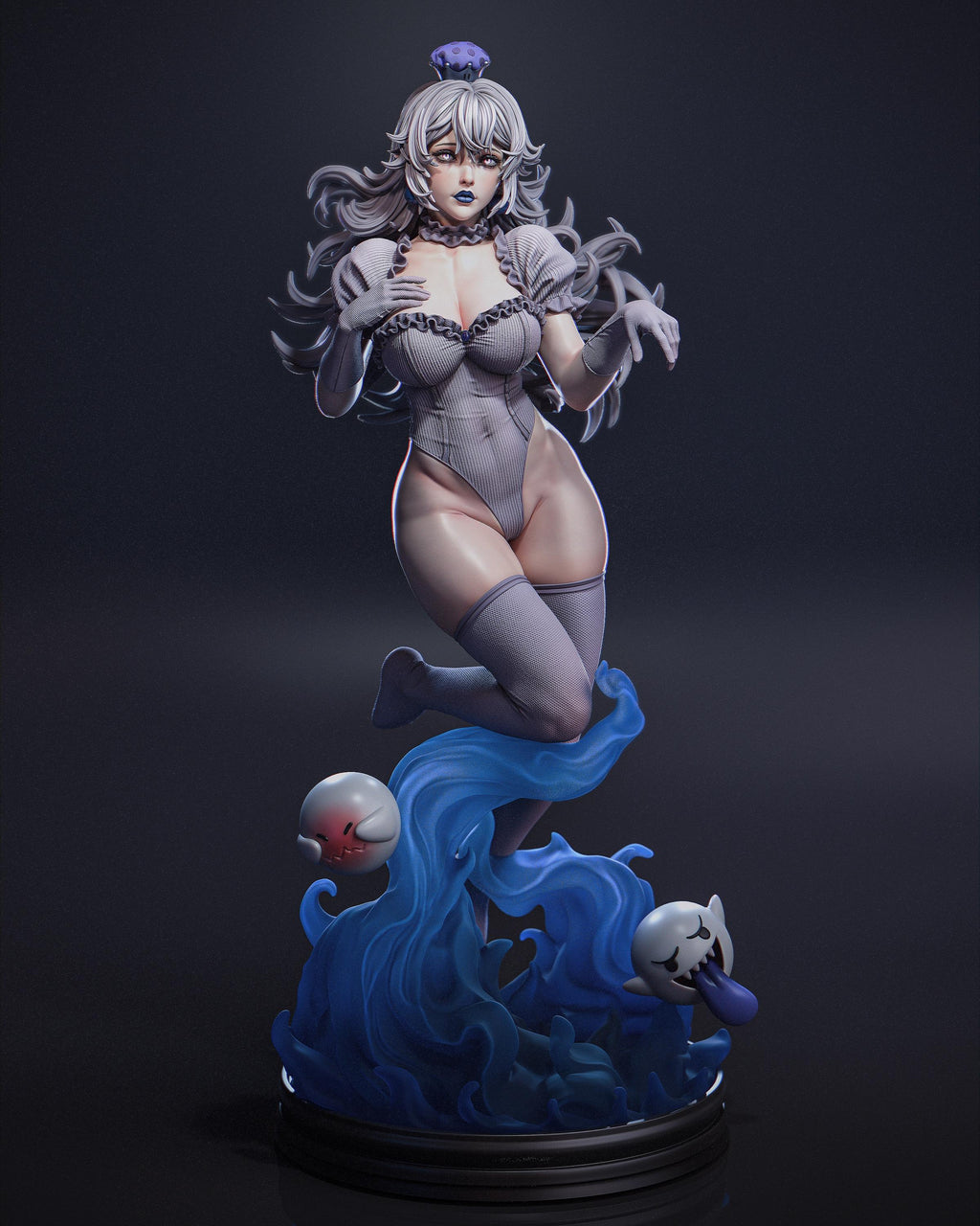 Custom Painted Ghost Queen Figurine – 1/6 Fantasy Statue