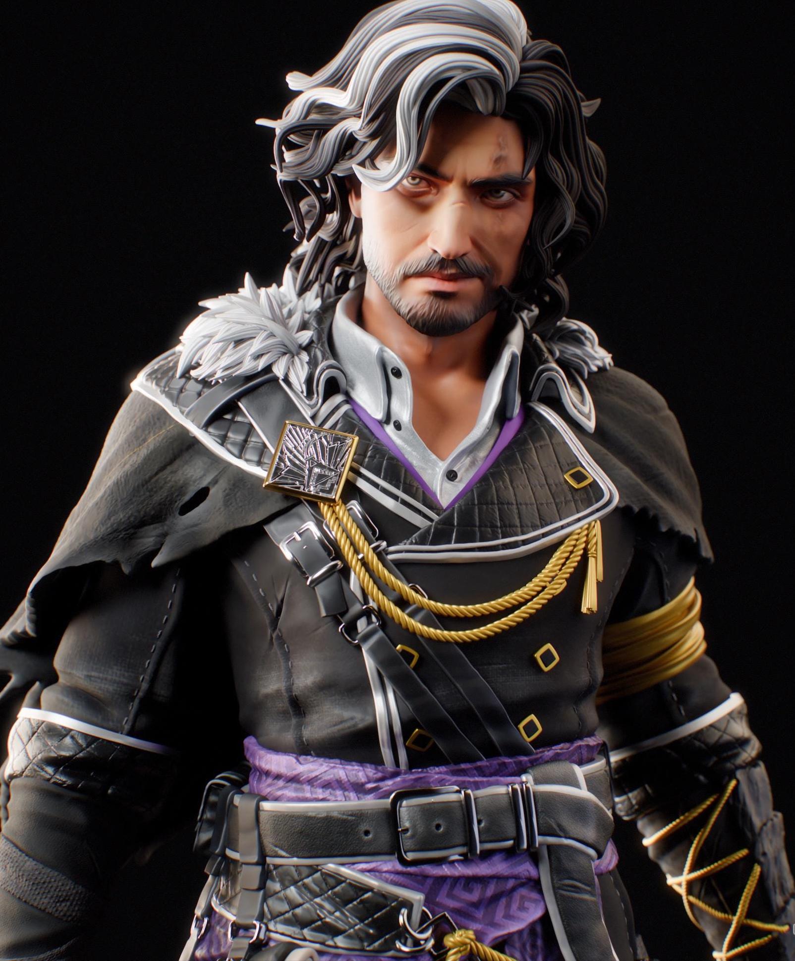 Custom Figurine of Dark Hero – hand Painted 1/6