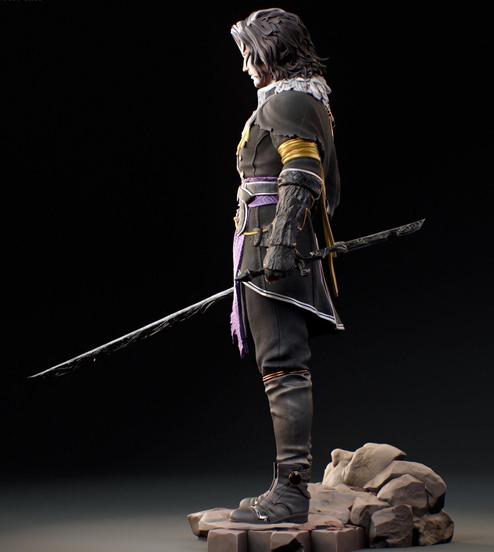 Custom Figurine of Dark Hero – hand Painted 1/6