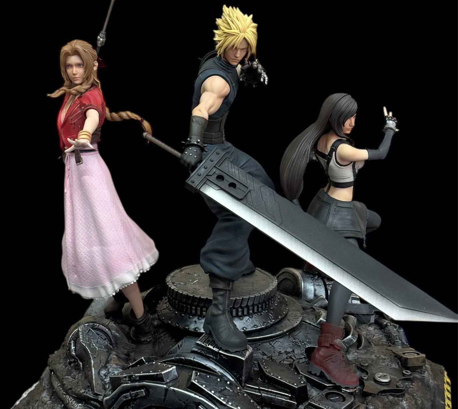Custom Trio Figurine – hand Painted 1/8 Scale Resin Statue