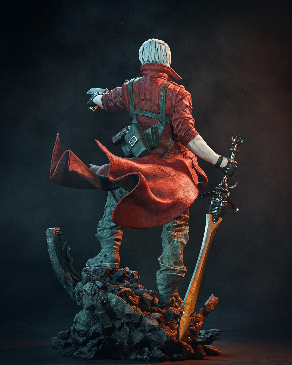 Demon Hunter Figurine – 1/6 Fantasy Statue / hand painted