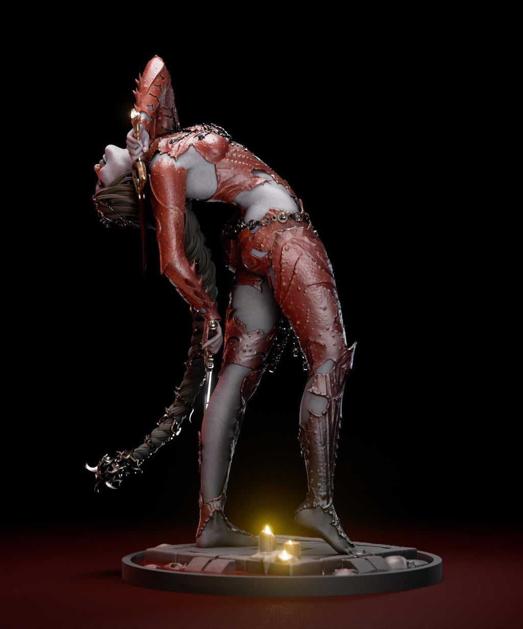 Twisted Blade Dancer – Hand Painted 1/6 Scale