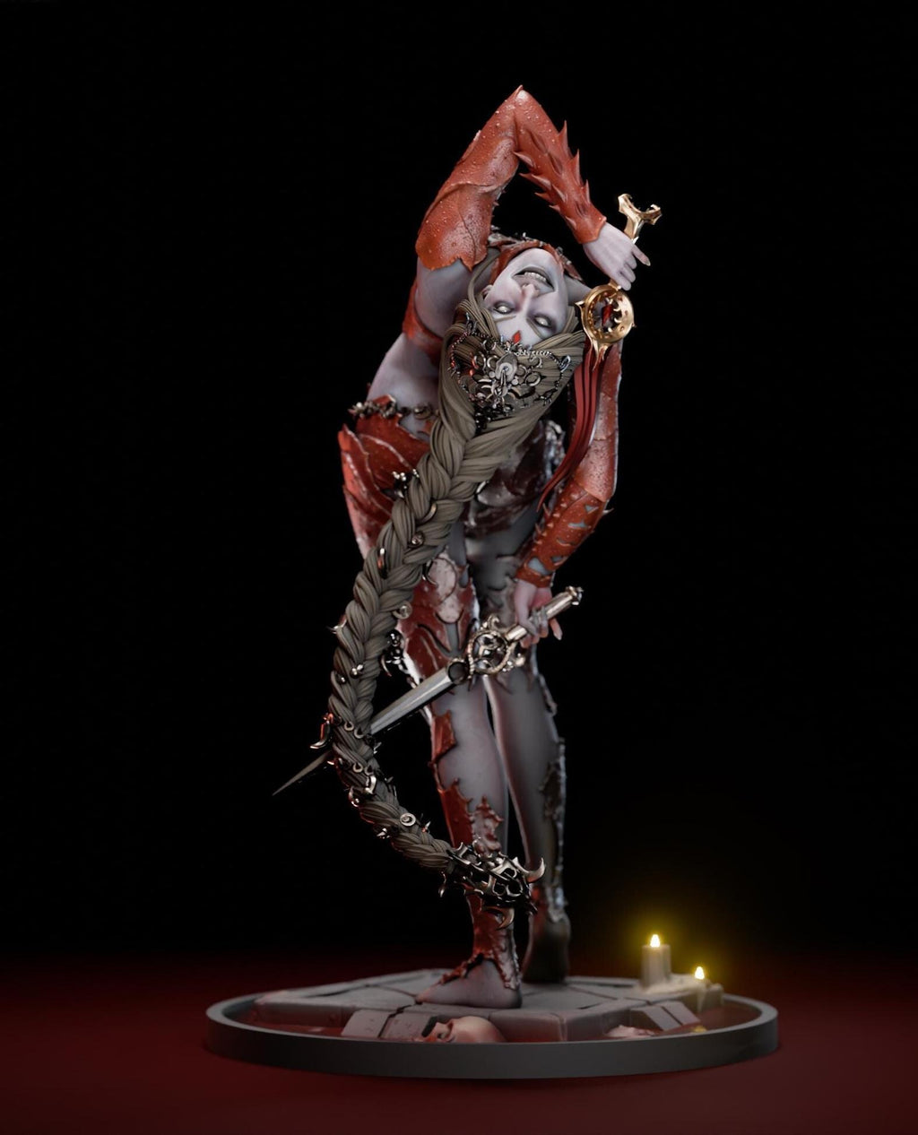 Twisted Blade Dancer – Hand Painted 1/6 Scale