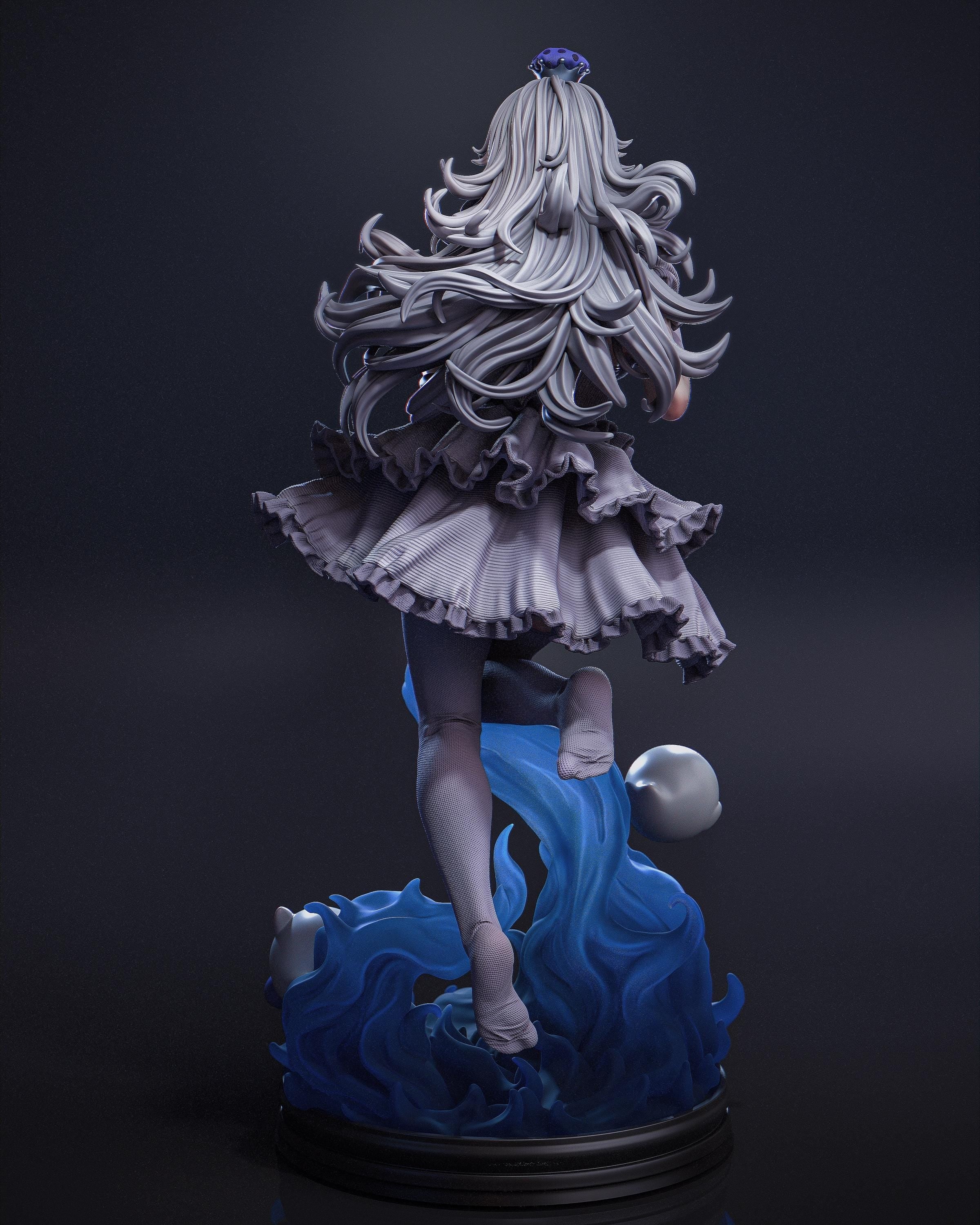 Custom Painted Ghost Queen Figurine – 1/6 Fantasy Statue