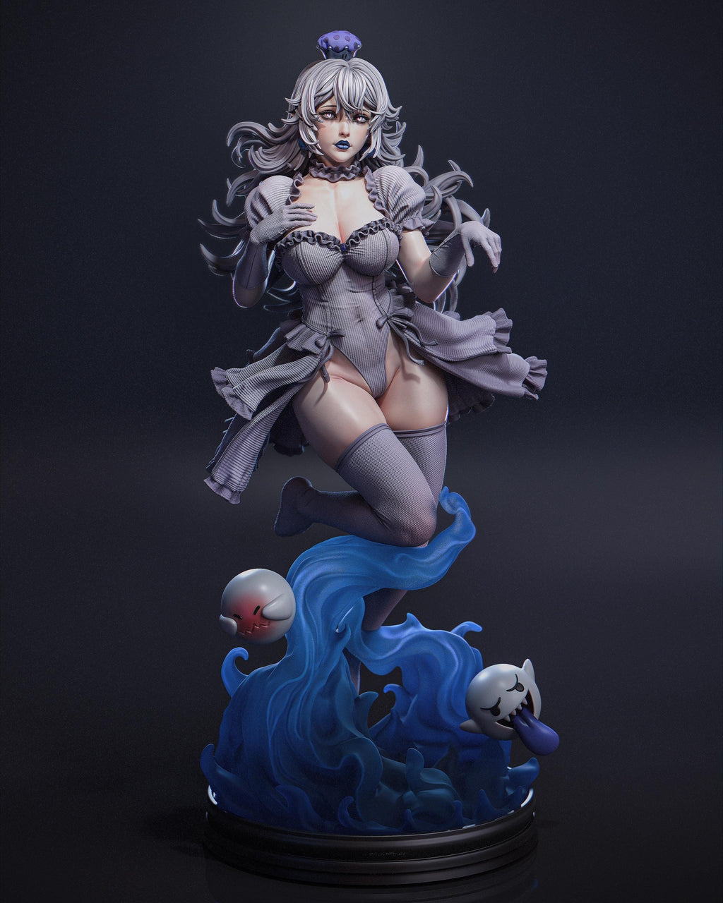 Custom Painted Ghost Queen Figurine – 1/6 Fantasy Statue