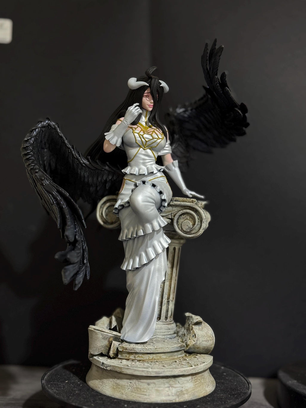 Elegant White Sorceress | Hand-Painted Collectible Statue | 1/6
