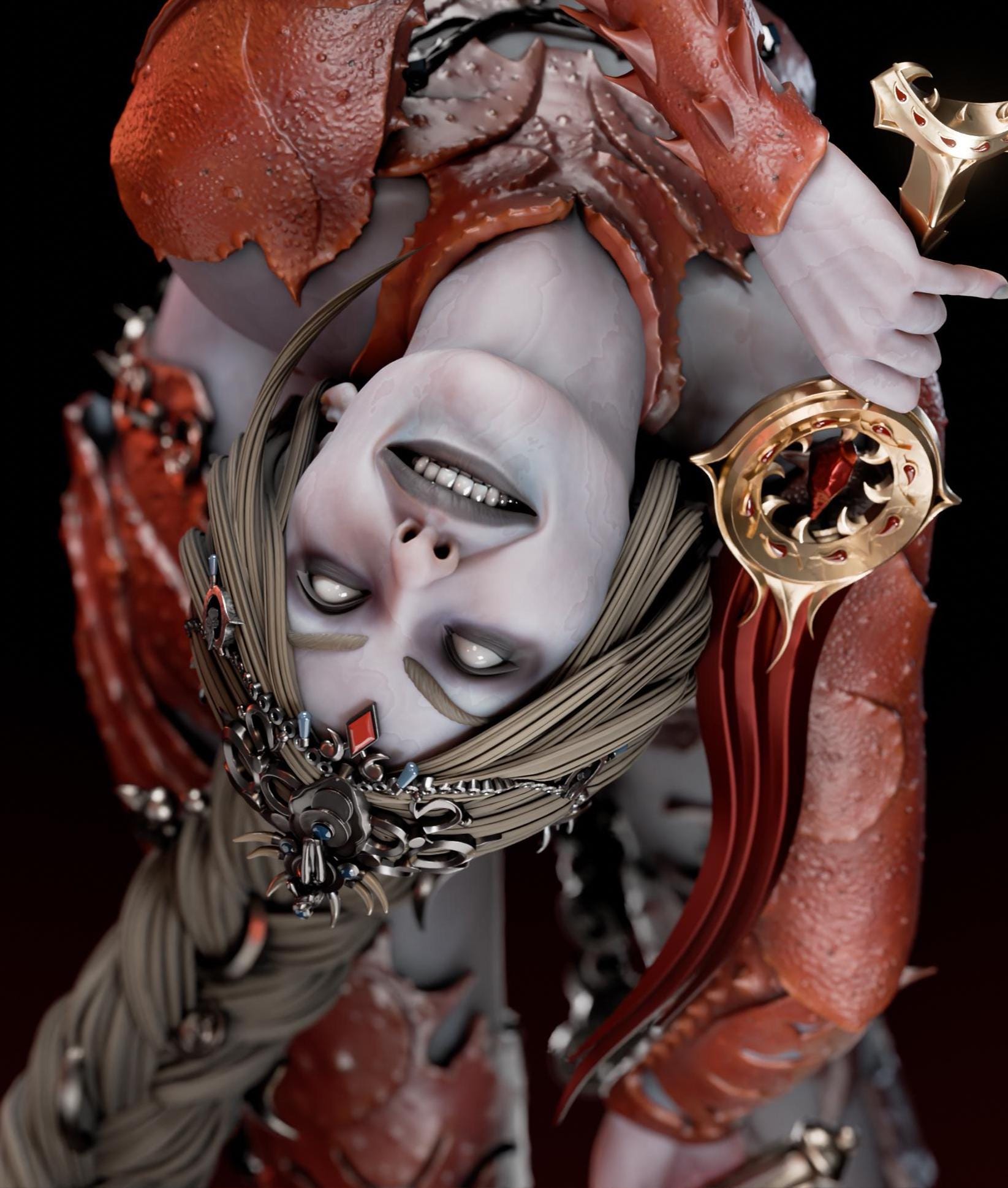 Twisted Blade Dancer – Hand Painted 1/6 Scale