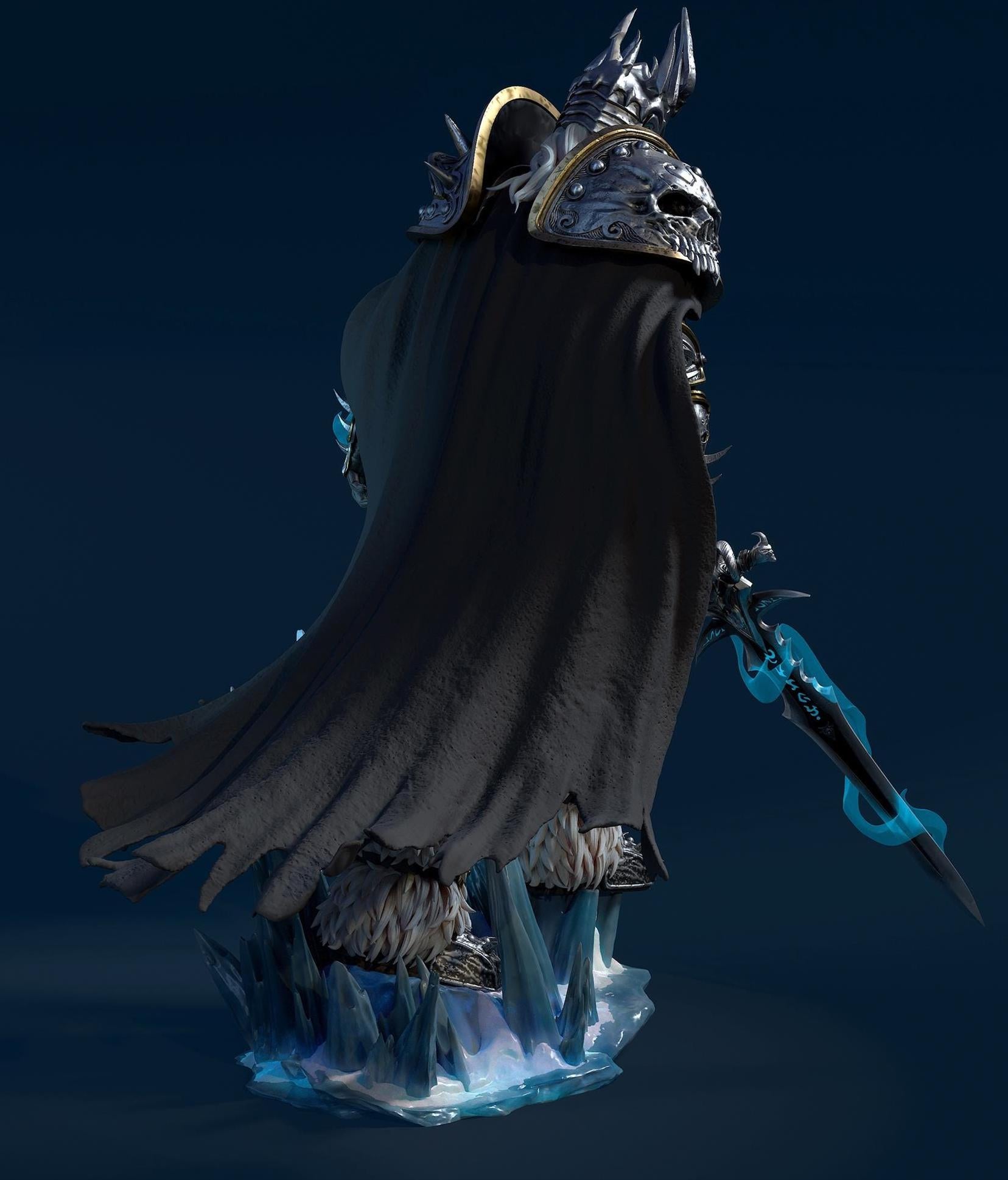 Custom Frost King Figurine – Hand Painted 1/6 Scale or 1/8