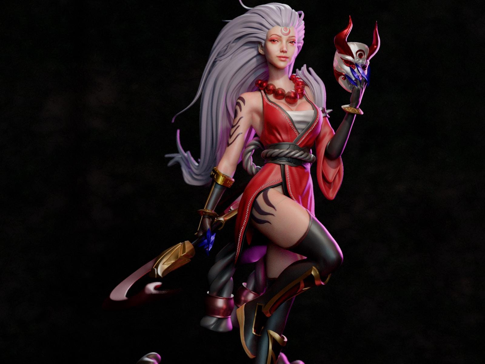 Ahri Hand-Painted 1/6 Scale Figurine – Enchantress Sorceress